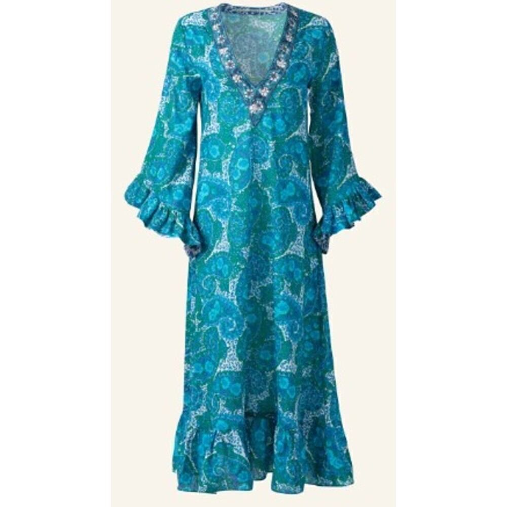 Nwt Alix Of Bohemia Zelda Pool Paisley Dress Sz. Xs
